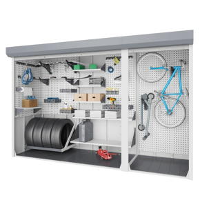 шкаф для паркинга 1700x2500x1200 двухсекционный фото