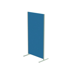 стойка мобильного ограждения 2055x600x25 боковая фото