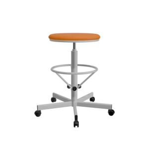 табурет с усиленной опорой для ног т03/к оранжевый фото