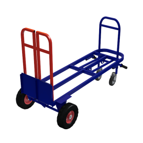 тележка-трансформер тгу 200 для склада с откидной лопатой фото