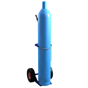 тележка для кислородного баллона с одной ручкой гбр 1 фото