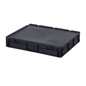 евроконтейнер esd с крышкой на шарнире 135x600x800 фото