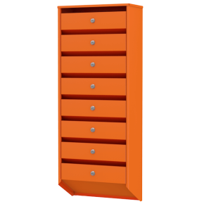 почтовый ящик 8-секционный серия базис премиум фото