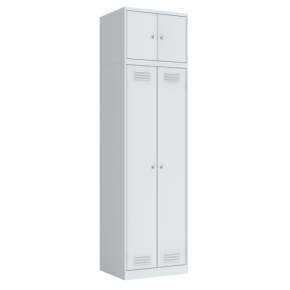 шкаф для одежды двухстворчатый с антресолью фото