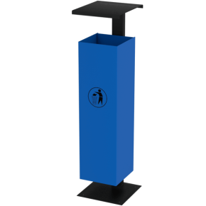 урна опрокидывающаяся с козырьком уок фото