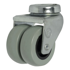 колесо аппаратное полиуретановое сдвоенное под болт фото