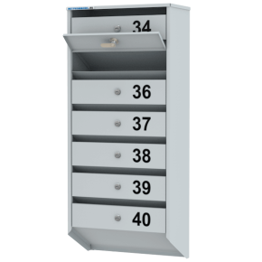 почтовый ящик на 7 ячеек базис фото