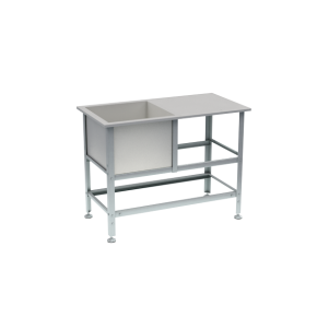 ванна со столом 1 мойка 870x1210x630 фото