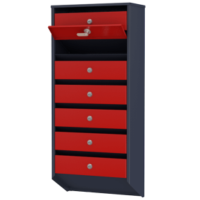 почтовый ящик 7-секционный серия базис премиум фото