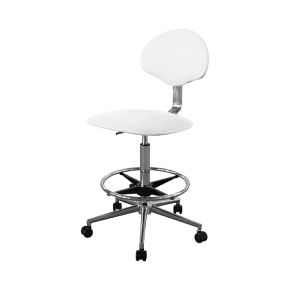 кресло высокое медицинское кр12-в (обивка) белое фото