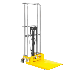 штабелер гидравлический pj4150 (400 кг; 1,5 м; с вилами и площадкой) smartlift