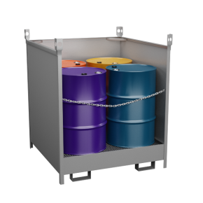 поддон для 4 бочек штабелируемый фото