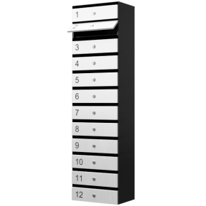 почтовый ящик 12-секционный серия ультра фото