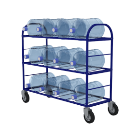 перекатной стеллаж-тележка для хранения баллонов воды тсвд-12 фото