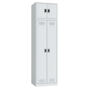 шкаф для одежды двухстворчатый с антресолью с электронным замком фото