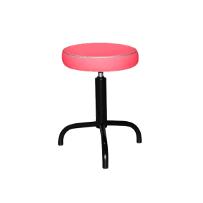 табурет красный т04-1 черный каркас фото