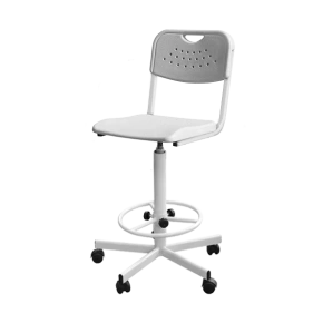 высокий стул для лабораторий серый кр20(в) фото