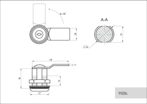 щитовой замок с евро-ключом с одинаковыми ключами фото
