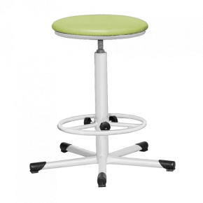 табурет на винтовой опоре т02 светло-зеленый фото