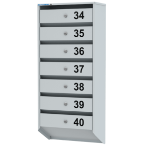 почтовый ящик на 7 ячеек базис фото