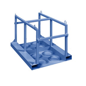 контейнер (паллета) для 8 пропановых газовых баллонов кгб-08п фото