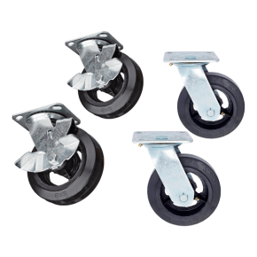 комплект литых большегрузных колес диаметром 160 мм фото