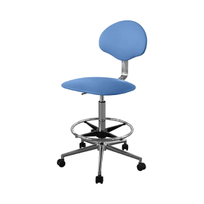 кресло высокое медицинское кр12-в (обивка) синие фото