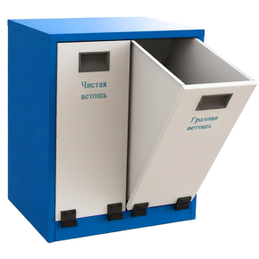 ящик для ветоши с двумя отделениями увеличенный дв-600 фото