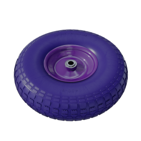колесо полиуретан 330 мм d16 несимметричная ступица фото
