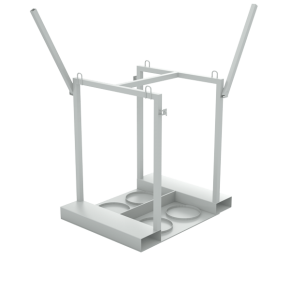 контейнер (палета) для 4 пропановых газовых баллонов фото