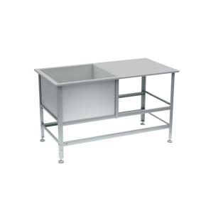 ванна моечная со столом 1 раковина 870x1550x800 фото