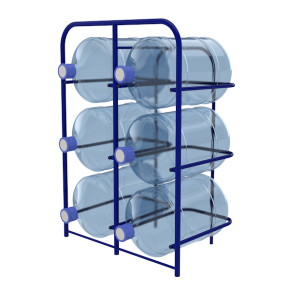 стеллаж для бутылей для воды 19 литров свд-6 фото