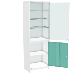 медицинский одностворчатый шкаф шмс-1-ц фото