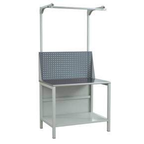 верстак слесарный 1000 с экраном с консолями фото