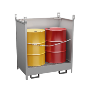 поддон для 2 бочек штабелируемый закрытый фото