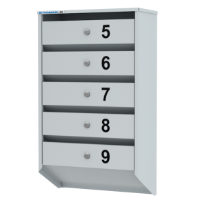 почтовый ящик на 5 ячеек базис фото