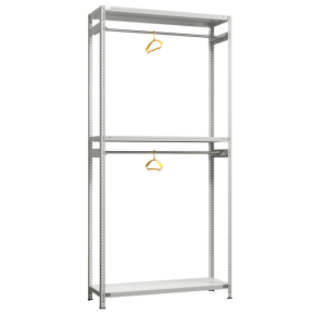 стеллаж для одежды sfc 2500х1200х400 3 полки фото