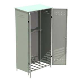 шкаф для 2 кислородных баллонов 2000х1000х570 фото