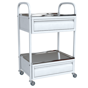 стол манипуляционный медицинский с 2 ящиками фото