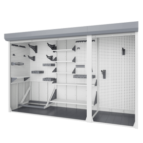 шкаф для паркинга 2300x4000x600 двухсекционный фото