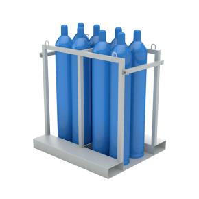 контейнер (палета) для 8 кислородных газовых баллонов фото