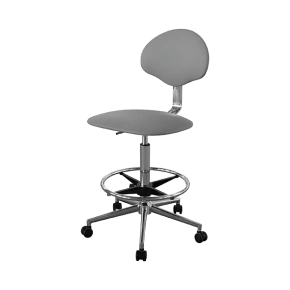 кресло высокое медицинское кр12-в (обивка) серое фото