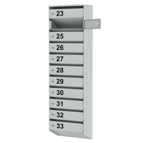 ящик почтовый металлический на 11 квартир базис лайт фото