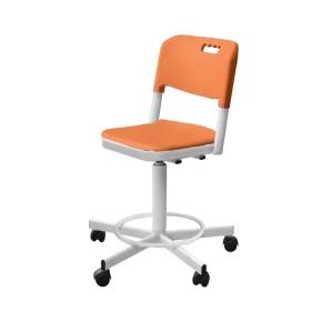 лабораторный стул кр19 оранжевый фото