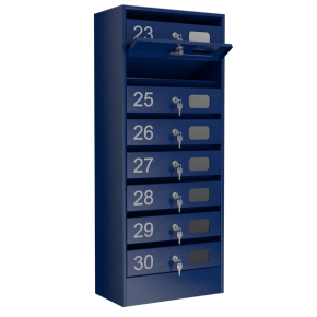 почтовый ящик 8-секционный серия эталон колор с окошком фото