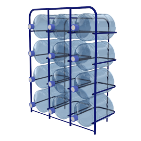 стеллаж для 19 литровых бутылей свд-12 фото