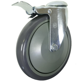 колесо для тележки в супермаркете фото