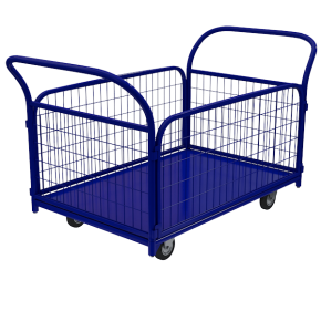 тележка платформенная с сетчатыми бортами тс 6 фото