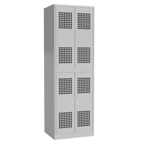 металлический перфорированный шкаф фото