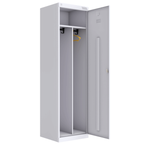 шкаф для одежды одностворчатый на два отделения фото